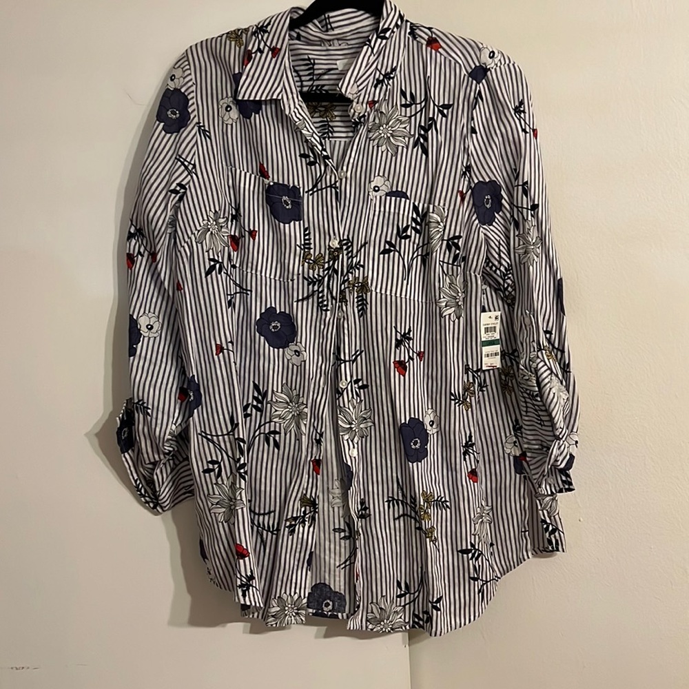 Charter club linen shirt